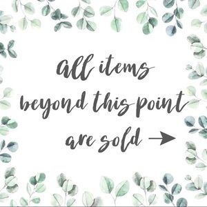 SOLD BEYOND THIS POINT